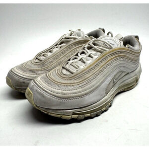 Nike Air Max 97 Triple White Everyday Trainers Shoes Sneakers Women's Size 8